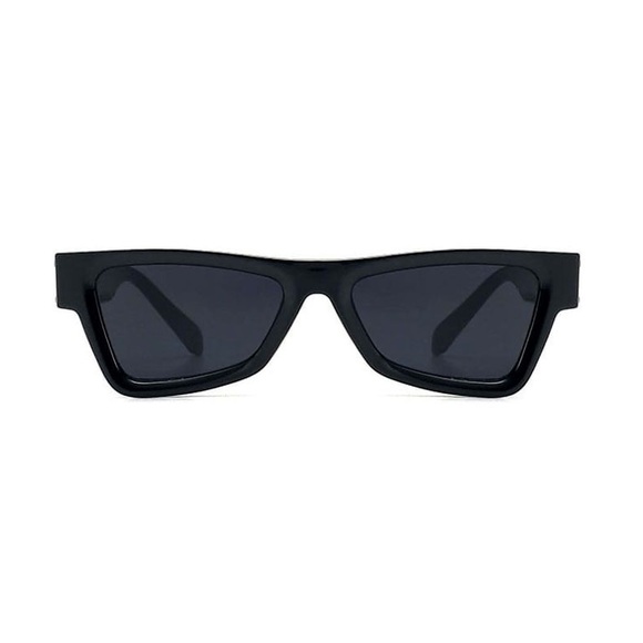 Retro Rectangular Winged Sunglasses - Picture 2 of 4